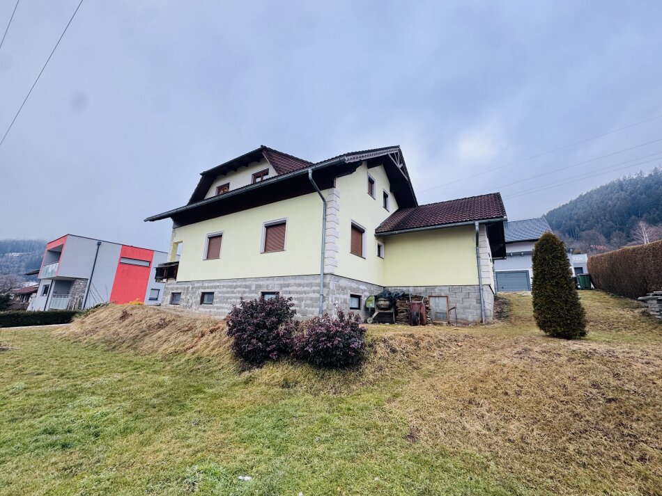 Kraubath an der Mur: Einfamilienhaus mit 4 Zimmer, 2 Bäder und großem Grundstück