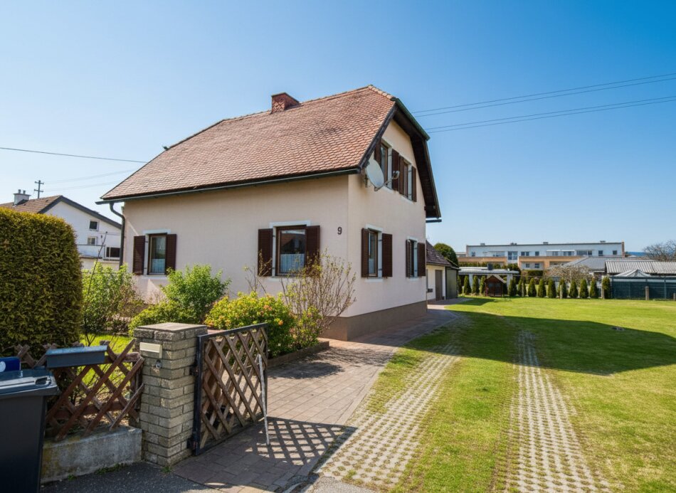 Wohnhaus mit 2 Garagen und großem Garten - verwirklichen Sie Ihre Wohnideen