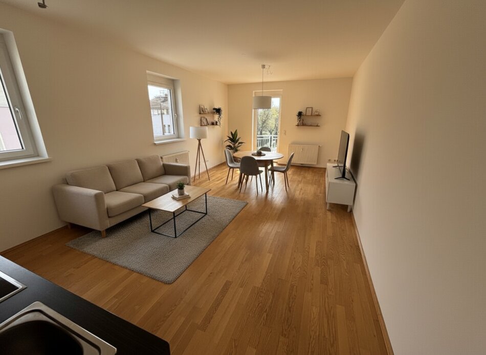 Foto - Stilvolle 2-Zimmer-Wohnung in Graz: Balkon, Stadtblick, ideal zum Mieten!